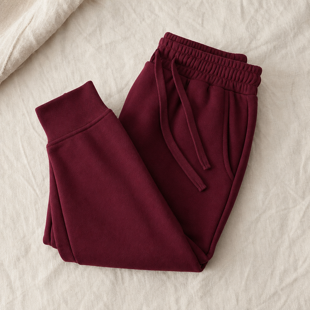 Kosha joggers in Oxblood
